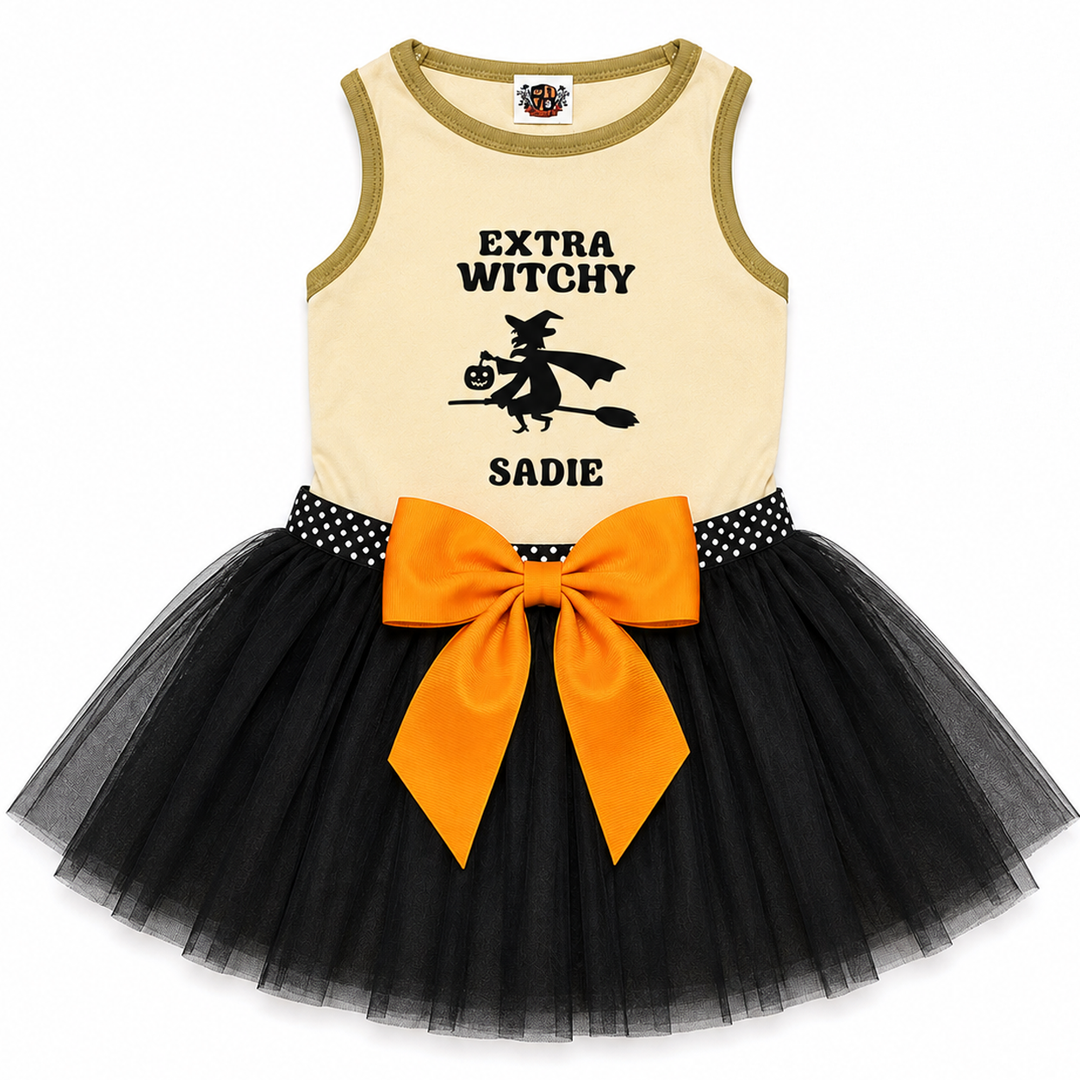 Halloween Dog Outfit | Extra Witchy Witch Dog Costume