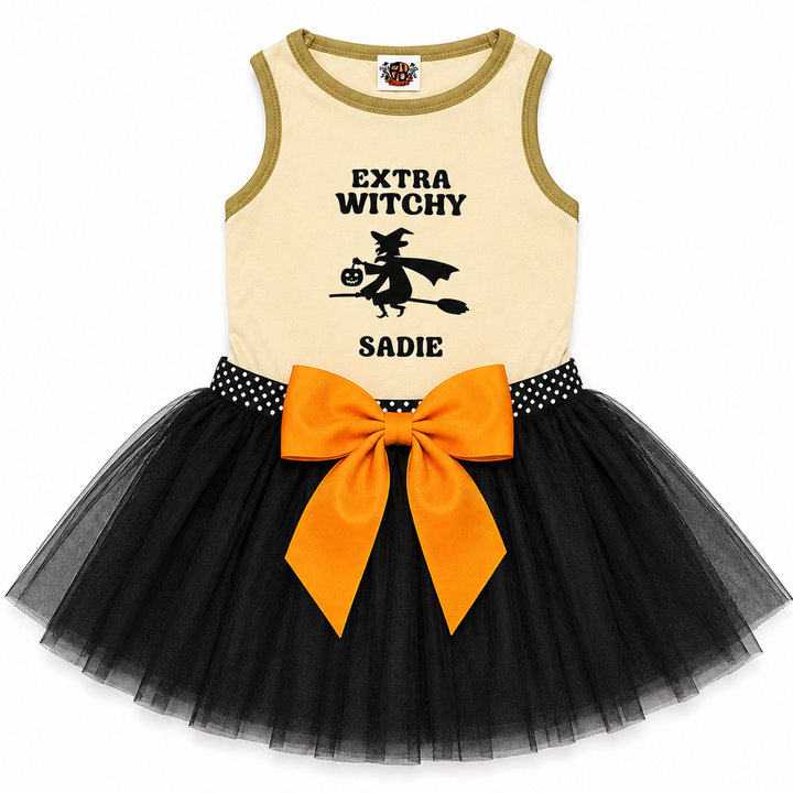 Halloween Dog Outfit | Extra Witchy Witch Dog Costume