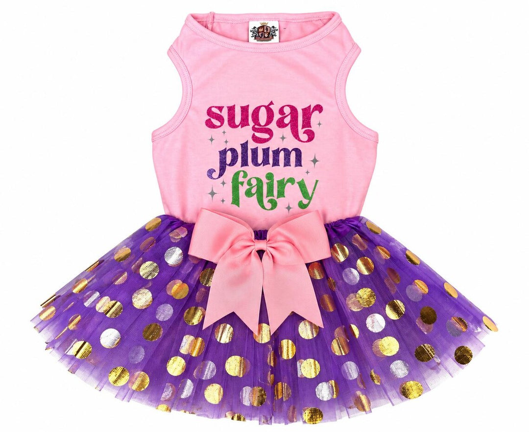 Holiday Pet Outfit |  Sugarplum Fairy