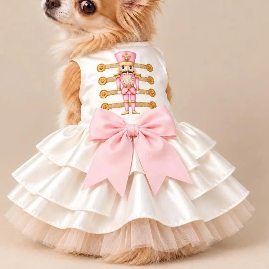 Holiday Dog Dress | The Nutcracker Princess in Pink