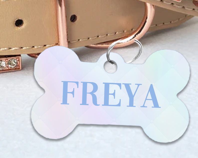 Pet ID Tag | The Periwinkle Quilted Couture