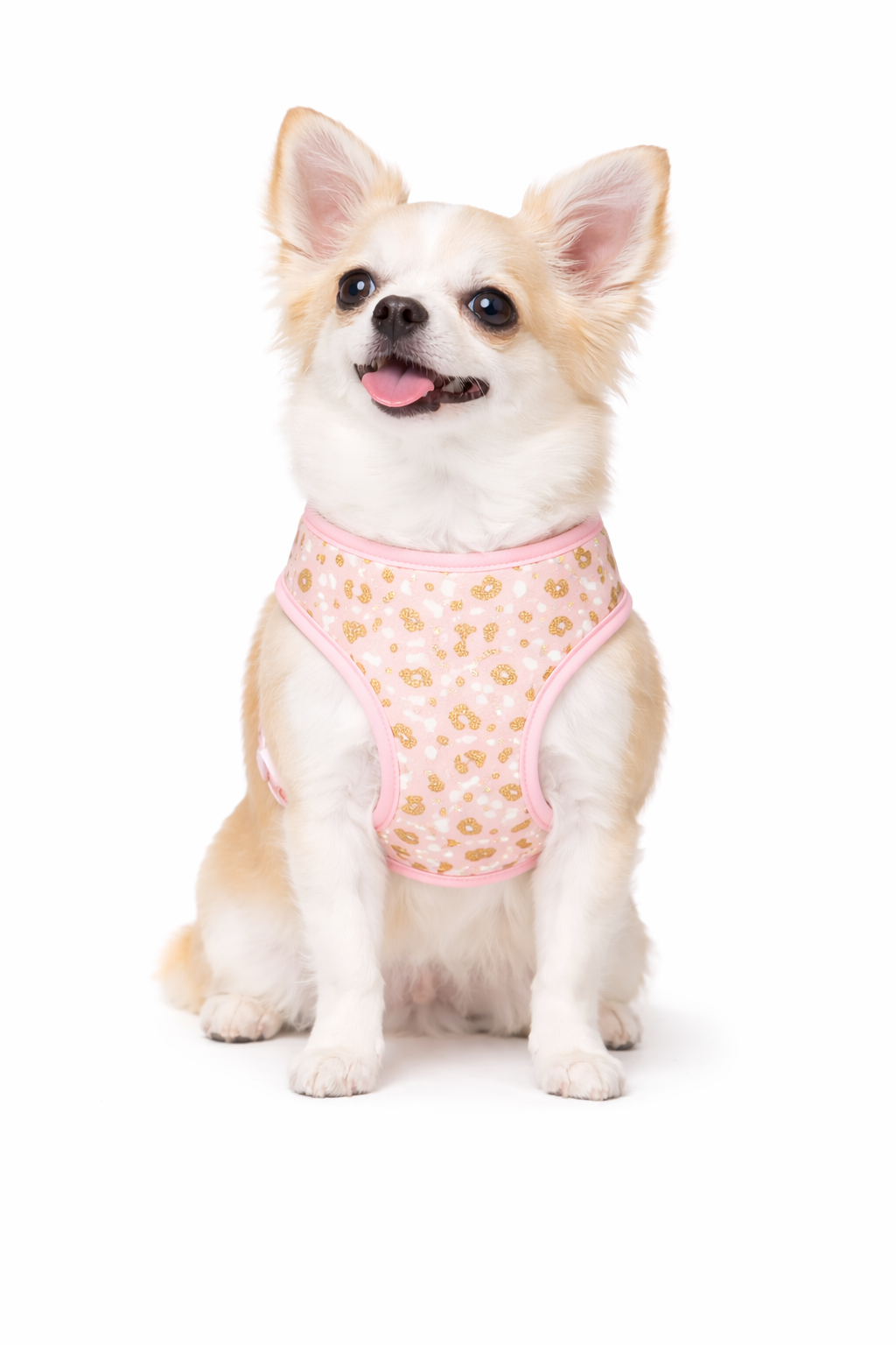 Glam Pink Cheetah | Leopard print pink Adjustable Pet Harness
