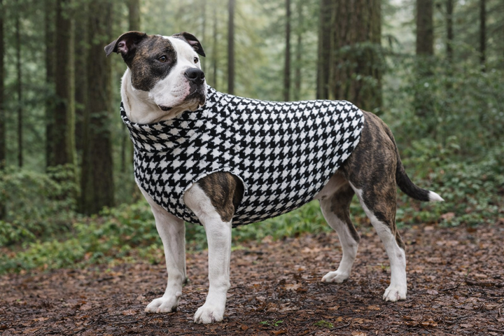 Snuggly Fleece | Classic Houndstooth
