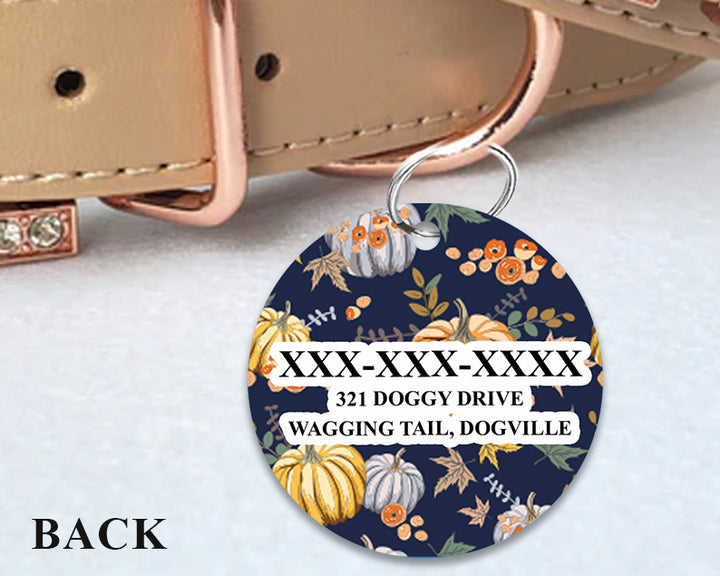 Pet ID Tag | Boujee Pumpkin