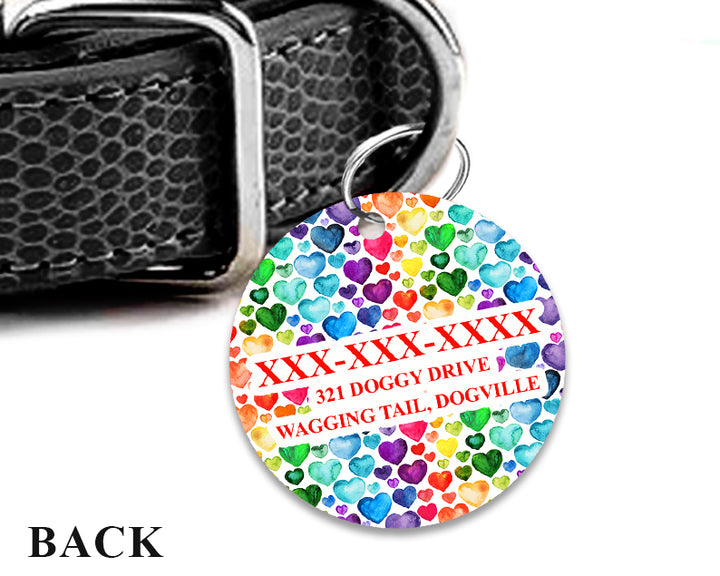 Pet ID Tag | The Rainbow Heart