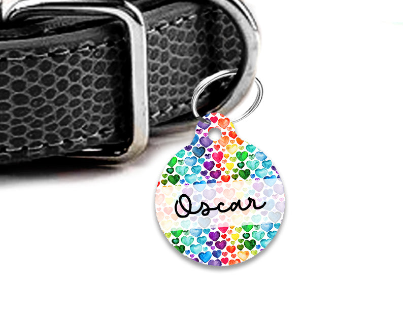 Pet ID Tag | The Rainbow Heart