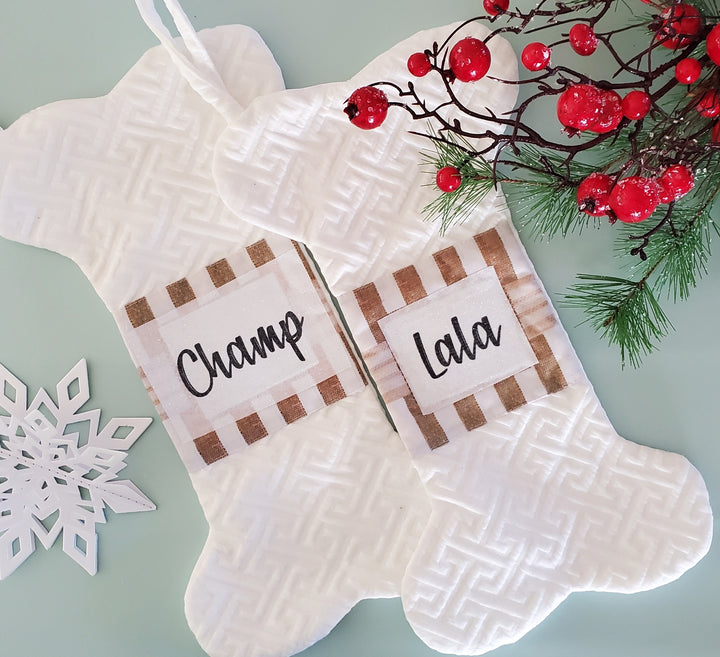 Personalized Stocking | Rustic Christmas