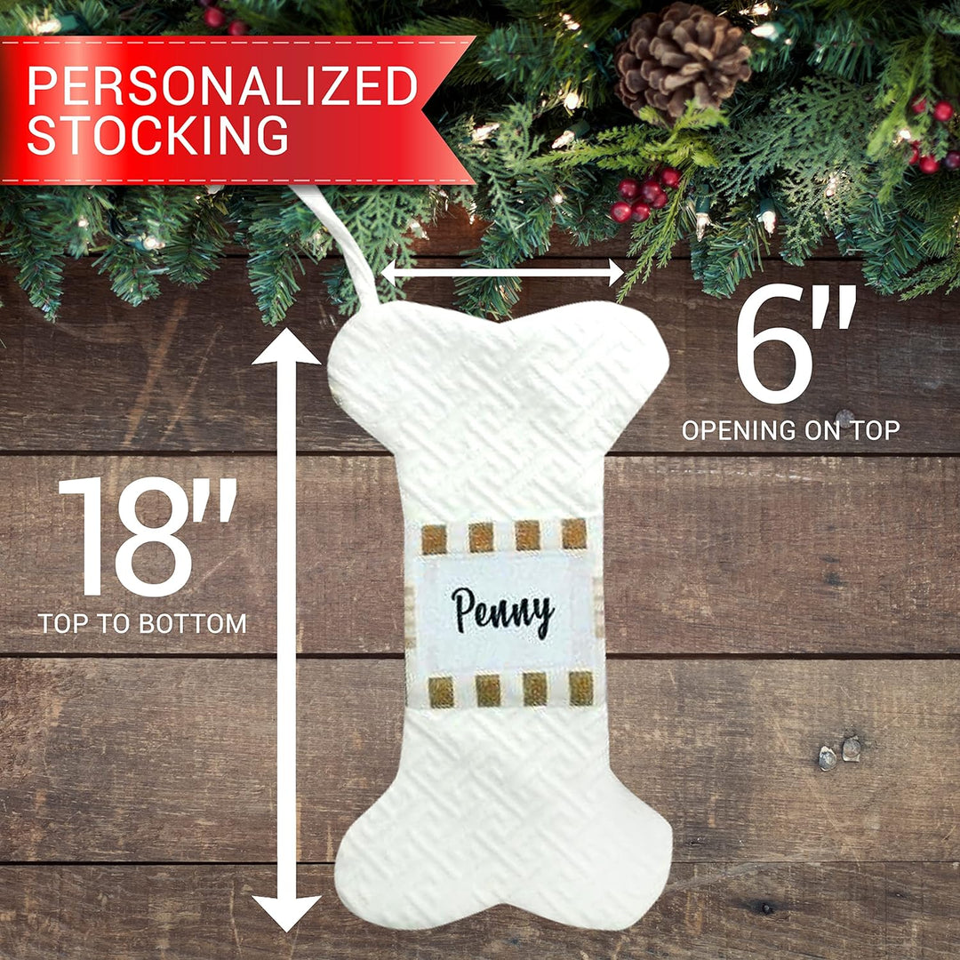 Personalized Stocking | Rustic Christmas