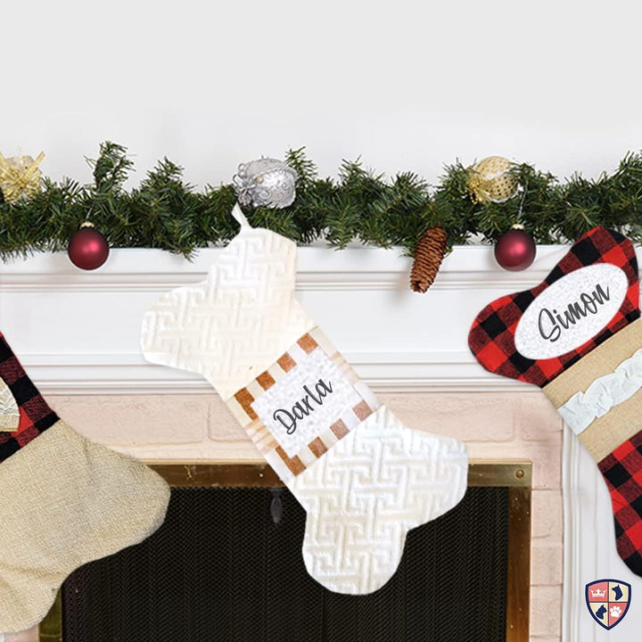 Personalized Stocking | Rustic Christmas