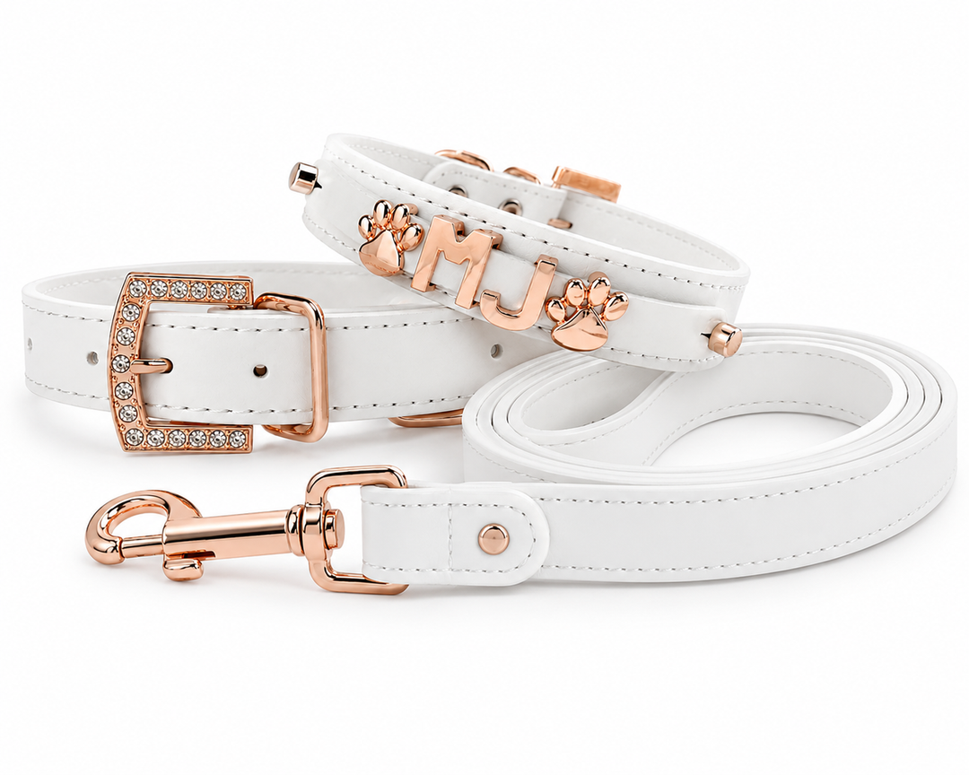 Collar | Rose Gold And White