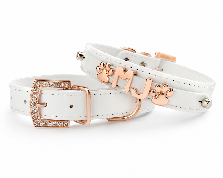 Collar | Rose Gold And White