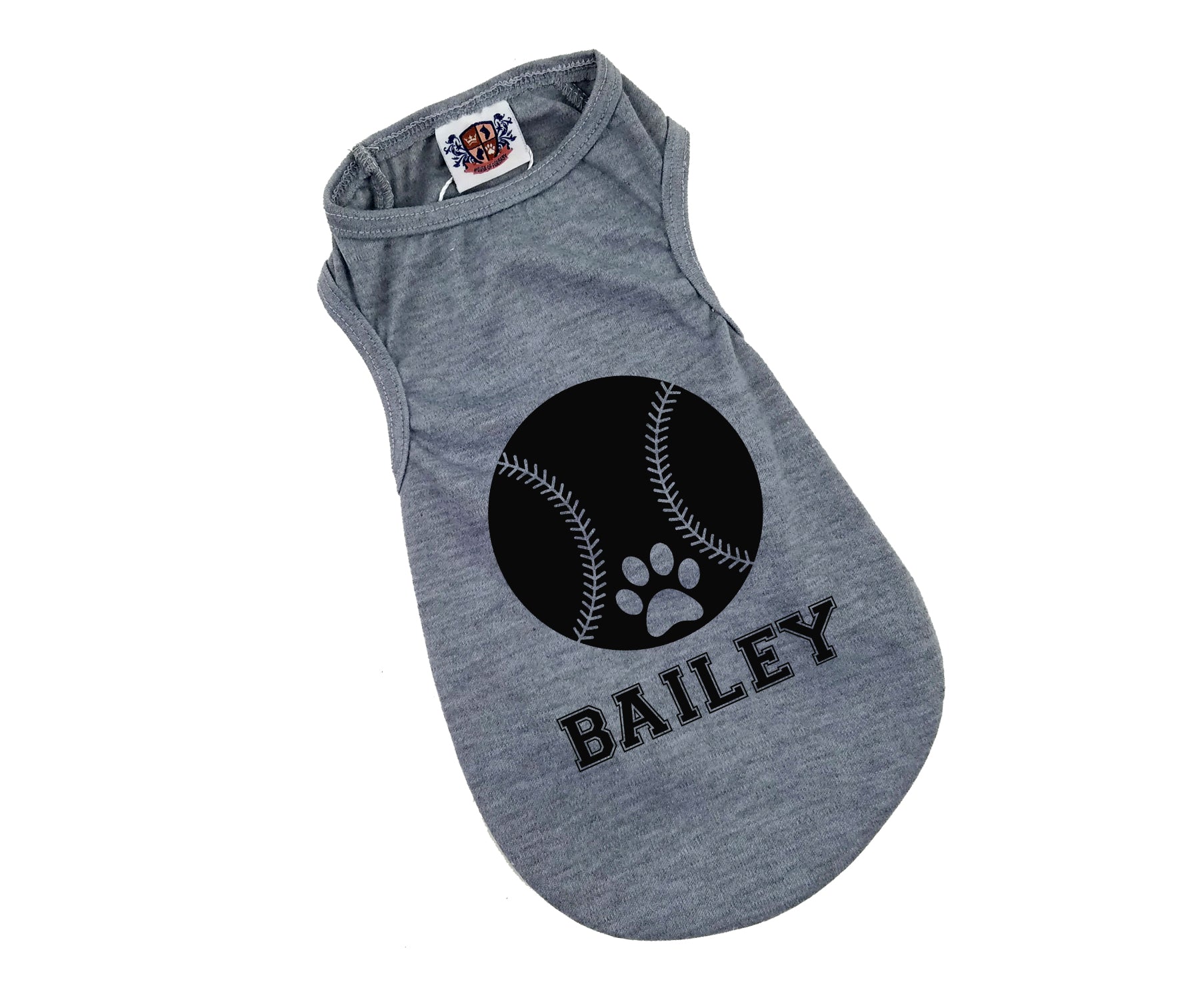Dog Baseball Personalized Tee