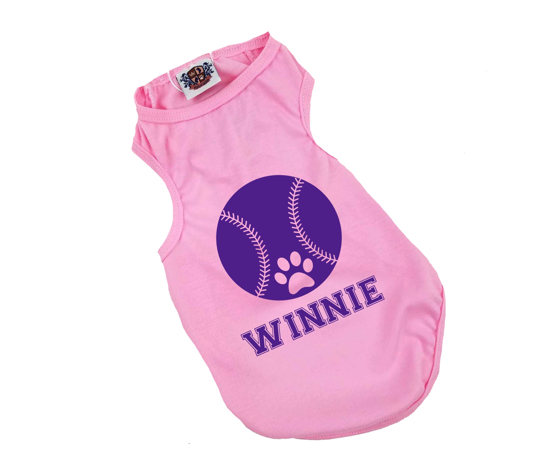 Dog Baseball Personalized Tee