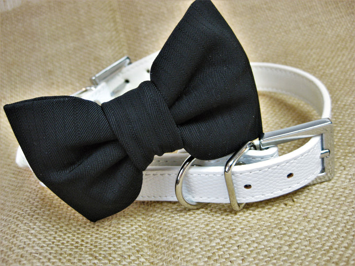 Bowtie Collar | Black Stripe