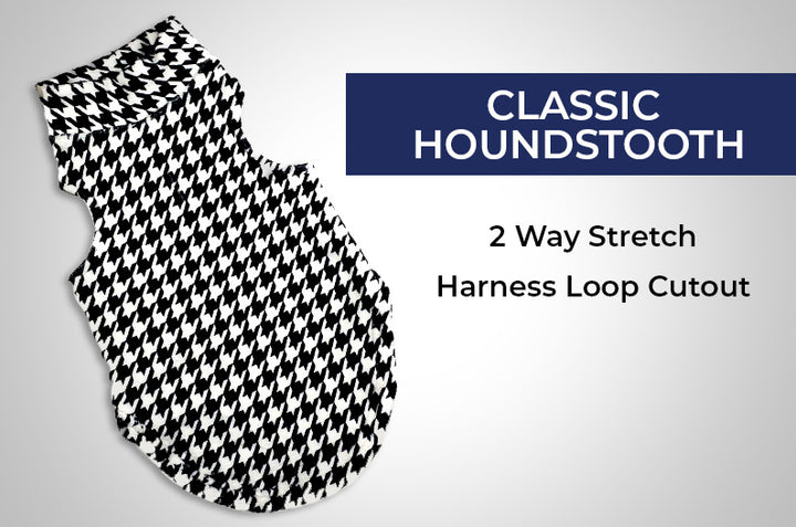 Snuggly Fleece | Classic Houndstooth