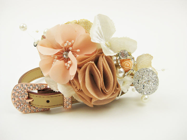 Flower Dog collar | The Gatsby