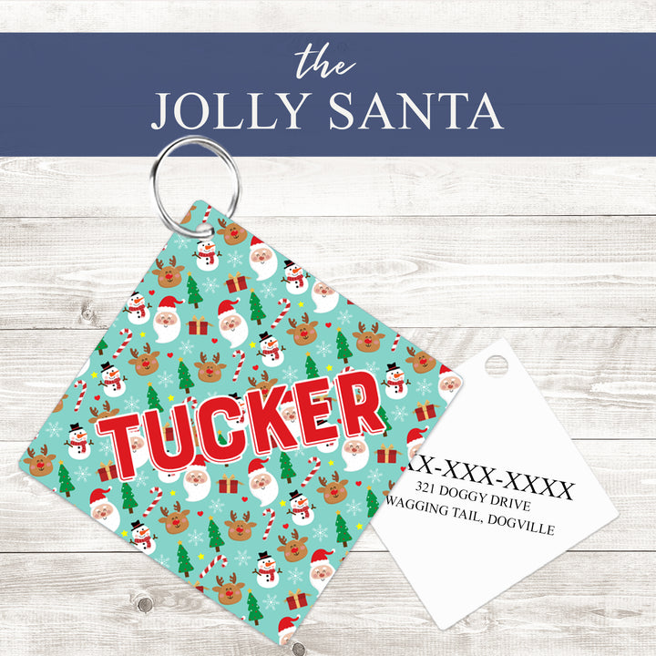 Pet ID Tag | The Jolly Santa