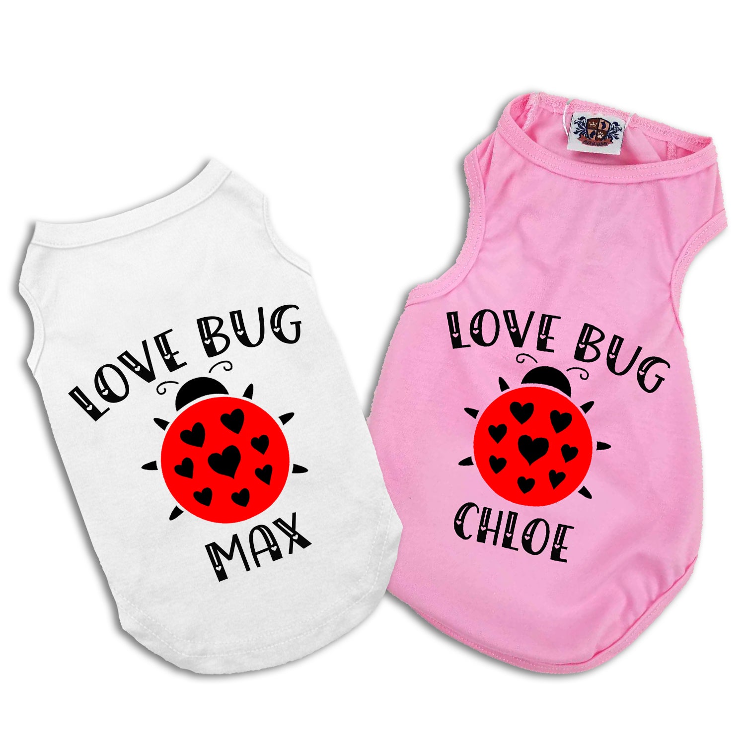 Dog Shirt | Personalized Valentine's Day Love Bug