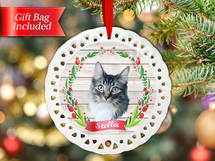 Personalized Christmas Ornament | Sweet Wreath