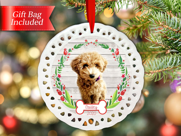 Personalized Christmas Ornament | Festive Lights
