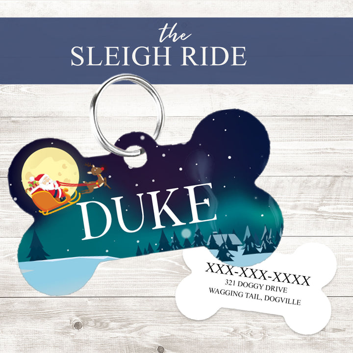 Pet ID Tag | The Sleigh Ride