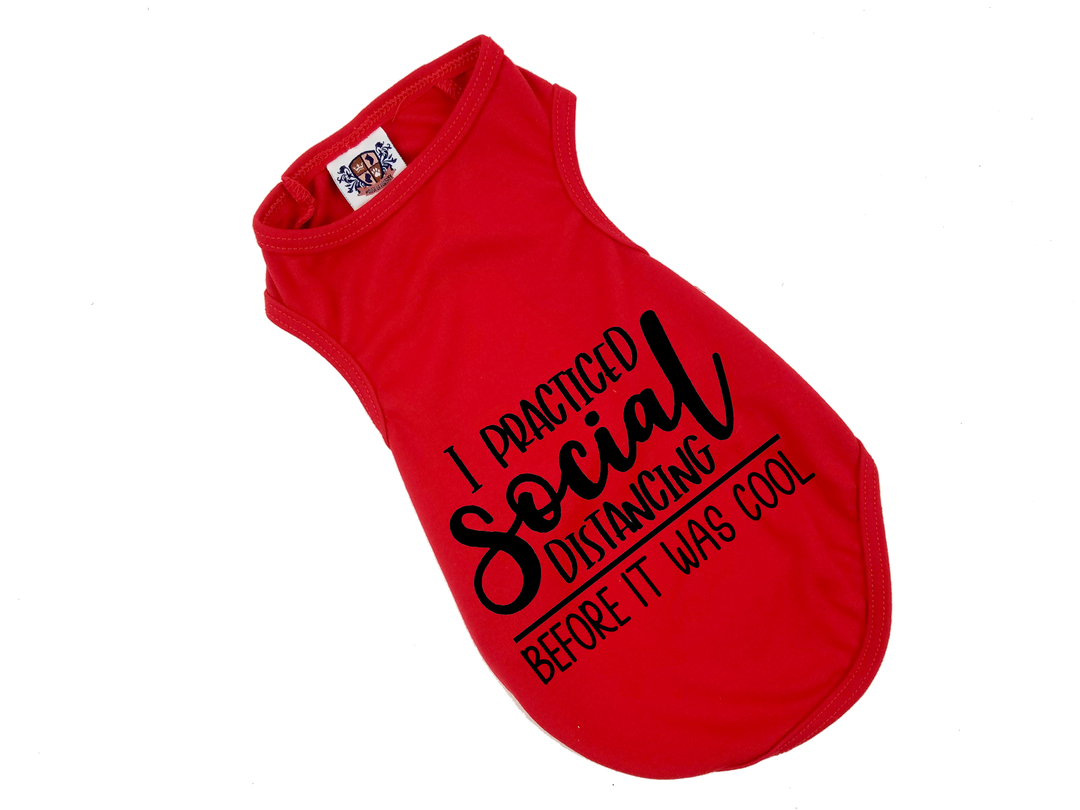 I practiced social distance before it was cool tee