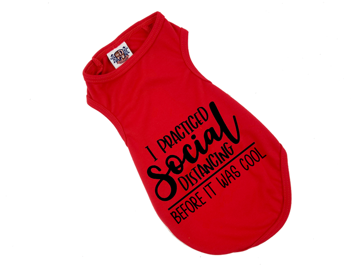 I practiced social distance before it was cool tee