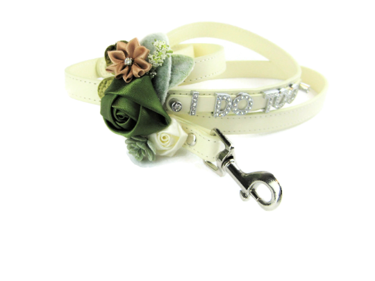 Wedding Dog Collar | Sage