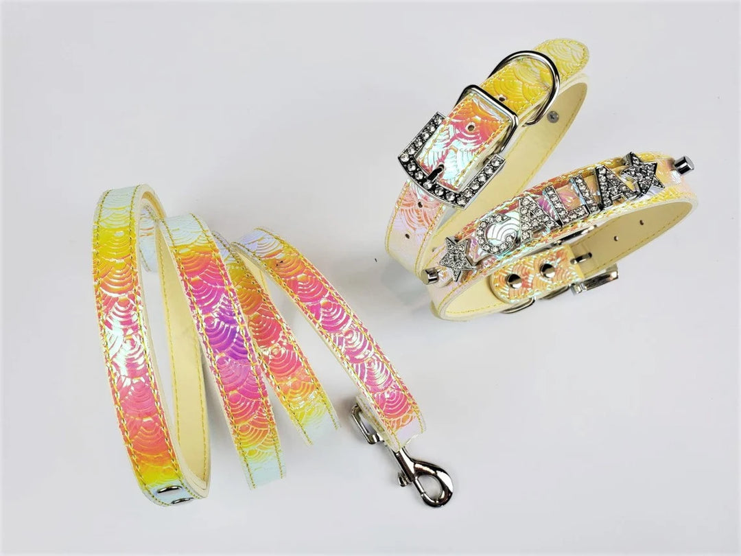 Fire Opal Personalized Pet Collar