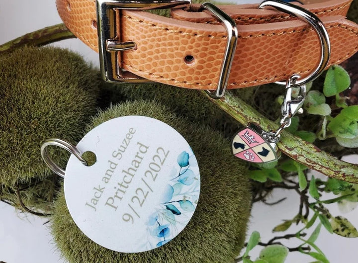 Wedding Pet ID Tag