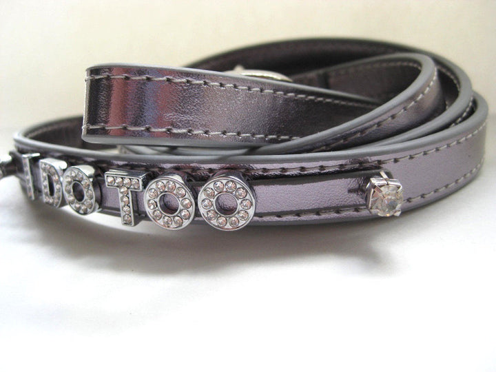 Wedding Dog Leash | White, Ivory, Pink, Brown, or Silver