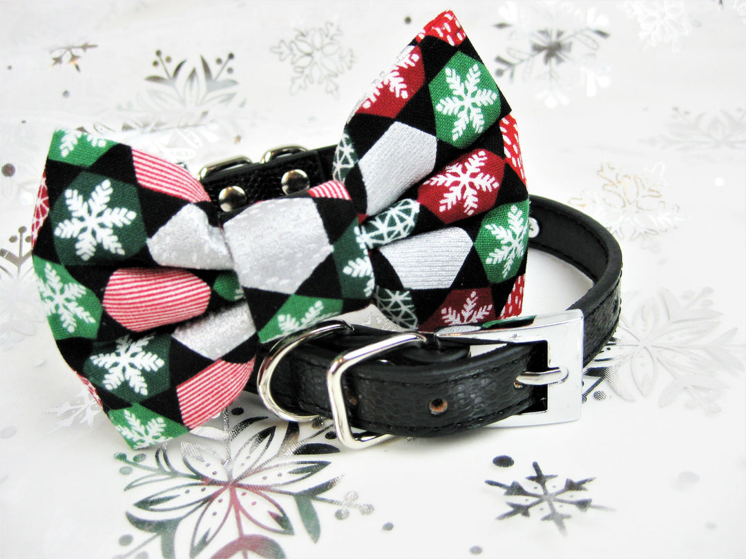 Bowtie Collar | Cubist Snowflake