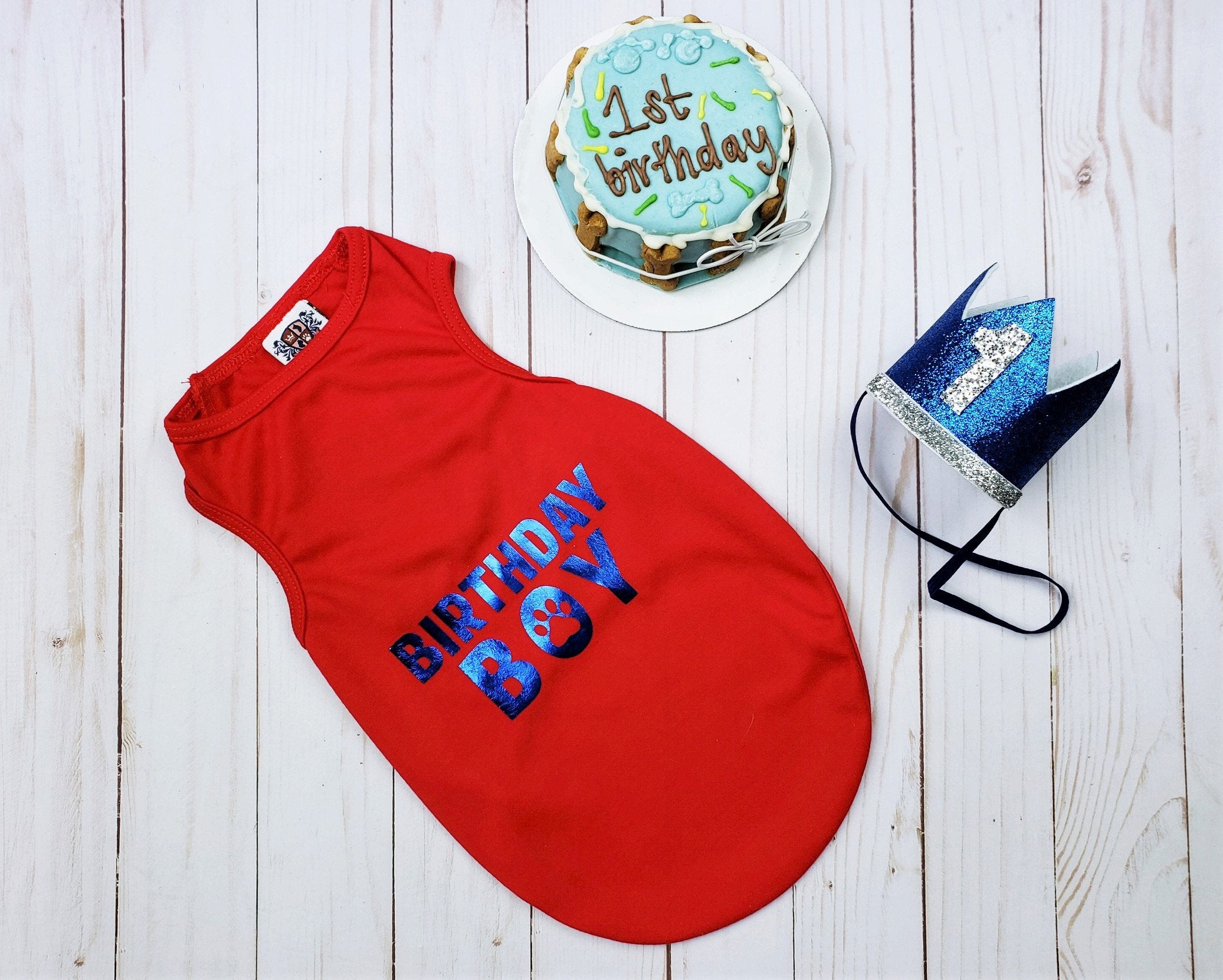 Birthday Party Package | Red and Blue First Birthday