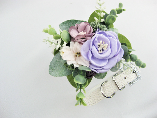 Succulent Wedding Collar | Lavender Wedding