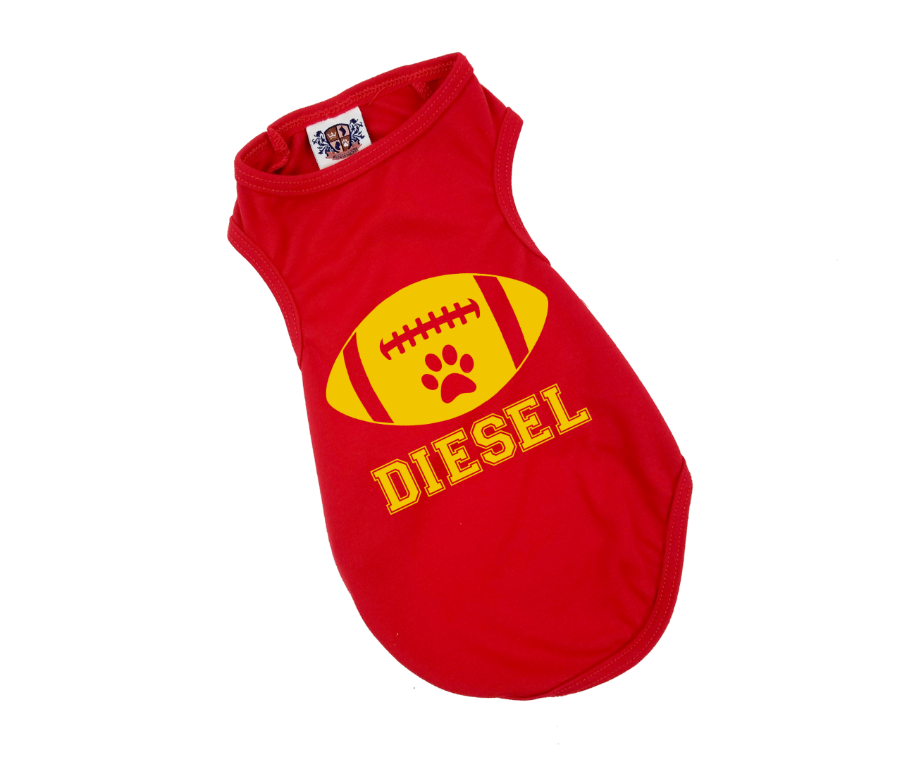 Dog Football Personalized Tee